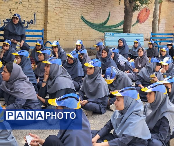 برگزاری طرح ملی داناب در آموزشگاه بنت الهدی یک شهرستان قدس با حضور  مسئولین آموزش و پرورش