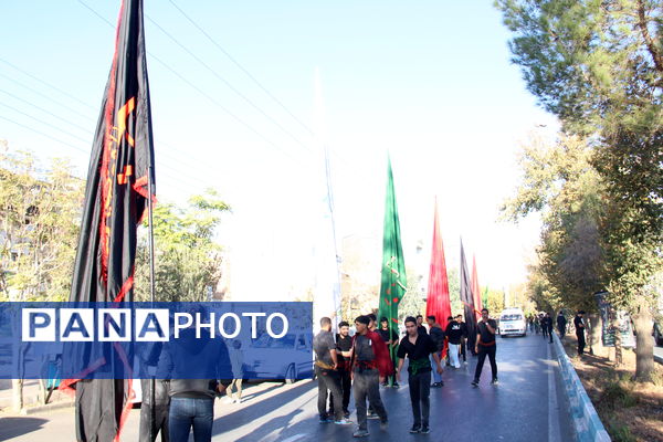 دسته عزای شهادت حضرت فاطمه الزهرا (س) در امامشهر یزد