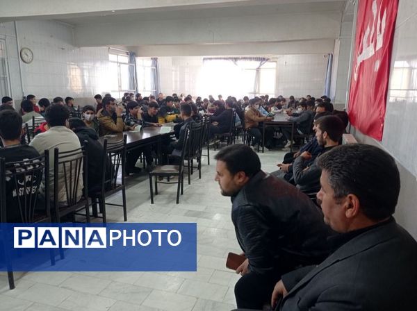 مراسم سوگواری به مناسبت دهه فاطمیه در مدرسه  علامه طبابایی سرهنگ