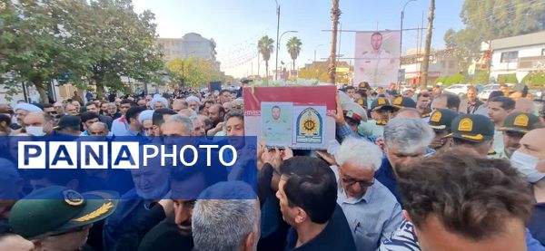 تشییع پیکر شهید امنیت در املش