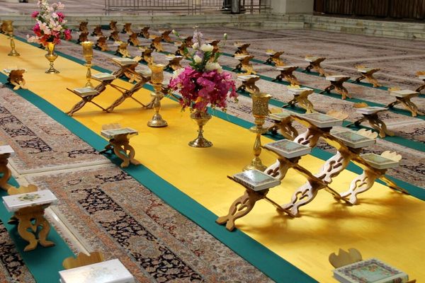 ترتیل‌خوانی بانوان در حرم حضرت معصومه(س)