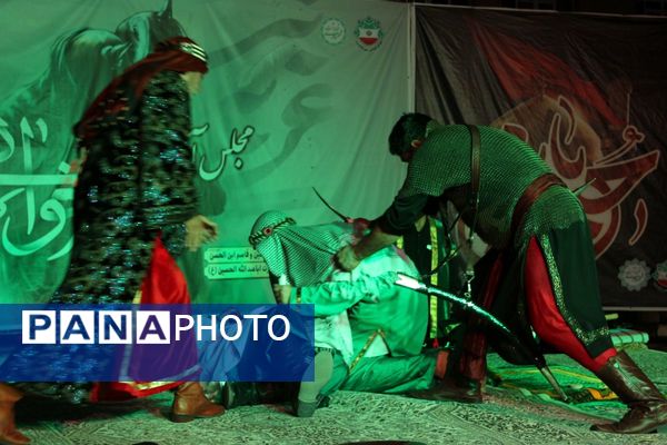 شب چهارم  تعزیه‌خوانی مدرسه الغدیر قیامدشت