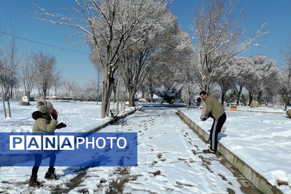 برف زمستانی مهمان دوباره‌ بروجن