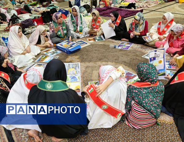 «ایران‌مون» مهمان اعتکاف دانش‌آموزی دختران همدان شد