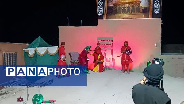 شام غریبان در  میدان منطقه سرولایت روستای سلطان آباد 