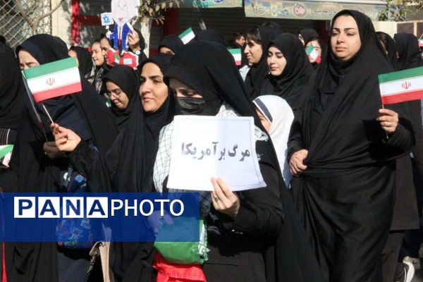 فریاد استکبارستیزی در قیامدشت طنین‌انداز شد