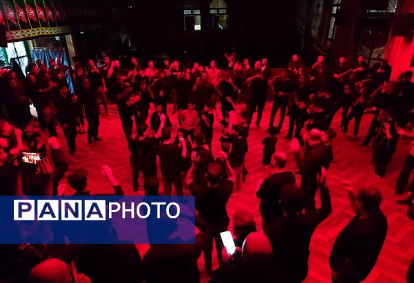 مراسم سوگواری ابا عبدالله در هیات رزمندگان اسلام شهرستان خرامه 