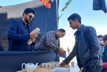 مراسم عزاداری شهادت حضرت زهرا(س) در مدرسه شهید رجایی مروست