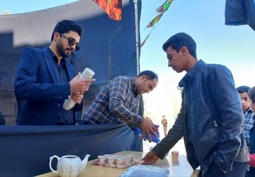 مراسم عزاداری شهادت حضرت زهرا(س) در مدرسه شهید رجایی مروست