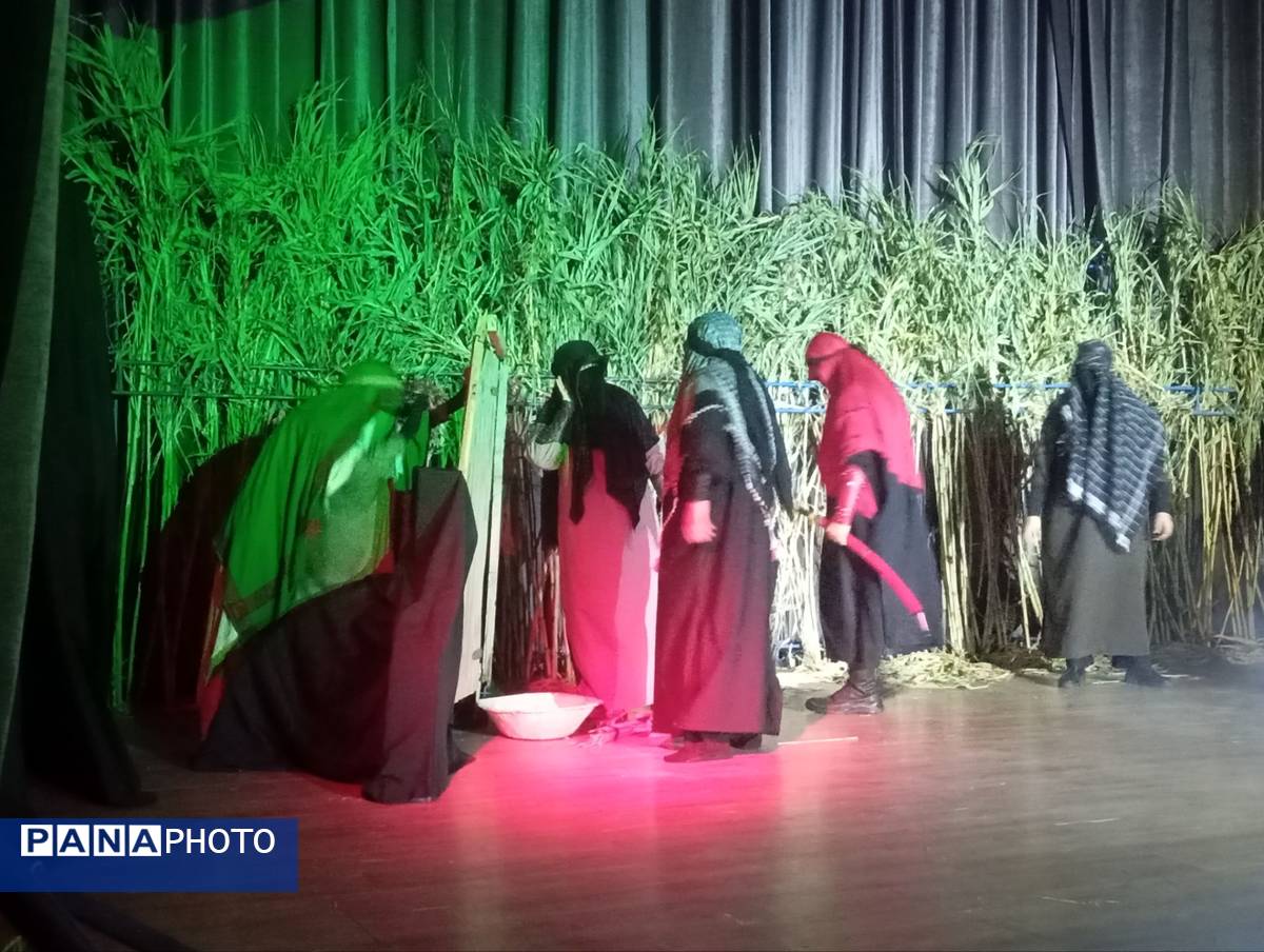 شب سوم نمایش واره کاروان عشق در نیشابور