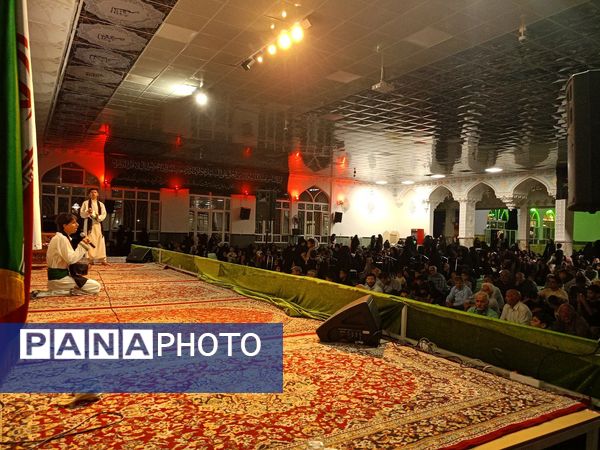 اولین شب تعزیه خوانی در امامزاده سید حمزه کاشمر