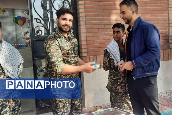 ویژه‌ برنامه‌های عزاداری حضرت زهرا(س) و هفته بسیج در مدرسه باران