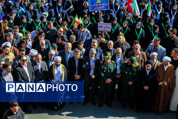 مراسم راهپیمایی ۱۳ آبان در ارومیه