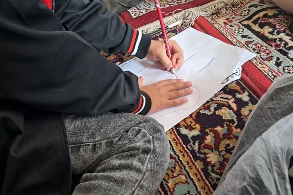 برپایی غرفه کودک در نمازجمعه کاشمر