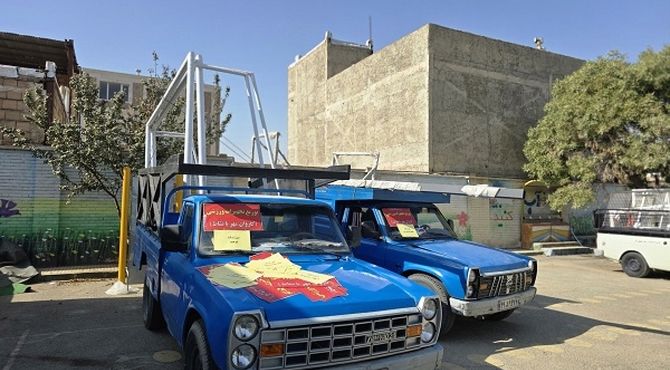 کاروان«مهر بانشاط»با هدف ایجاد نشاط و شادابی در زنگ ورزش مدارس نظرآباد به راه افتاد