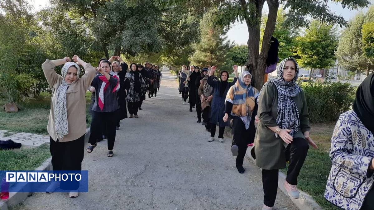 صبحهای دورود با شور ورزش بانوان آغاز میشود