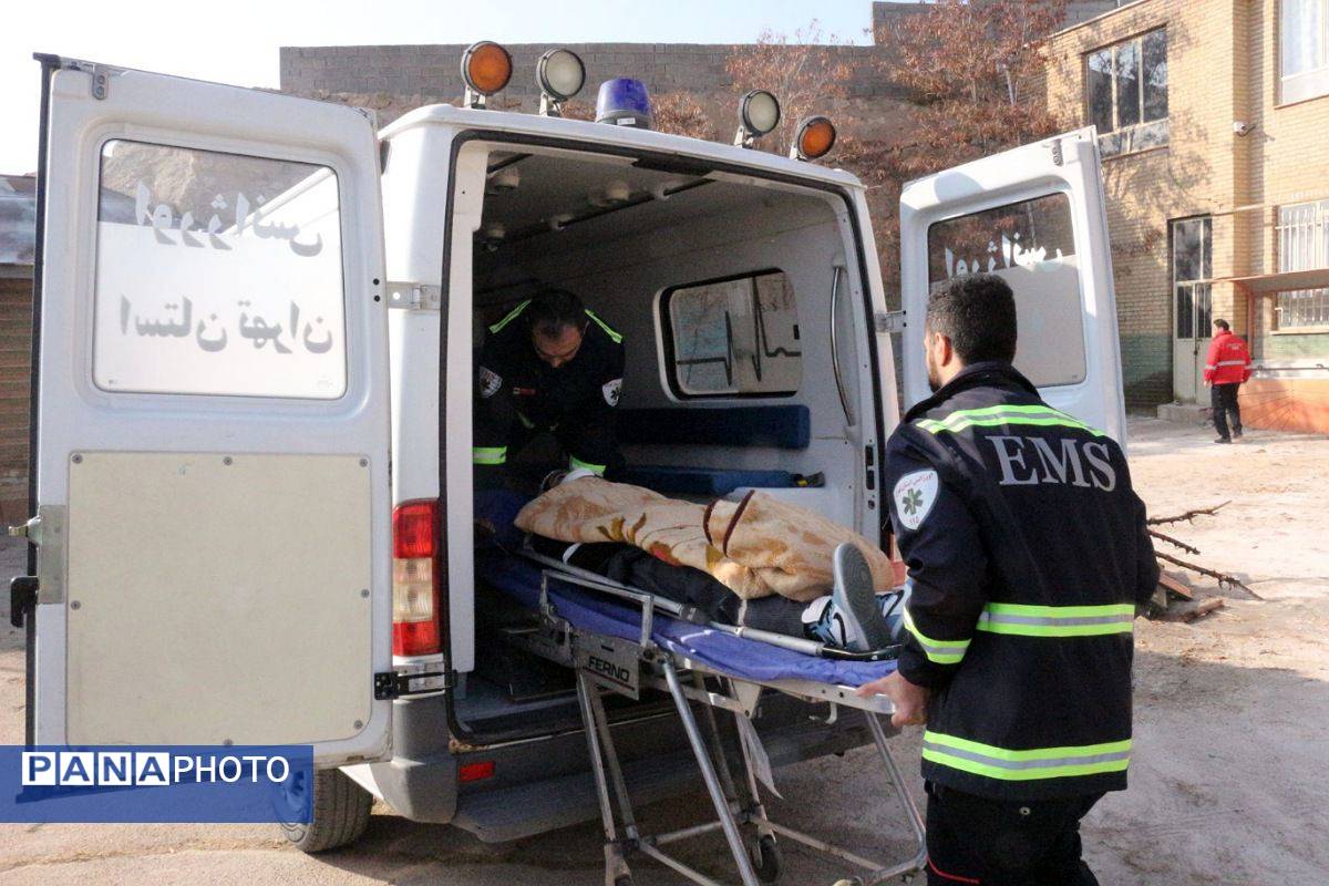 در سایه سکون؛ زنگ ایمنی و زلزله در دبیرستان اندیشه‌نفیس به صدا درآمد