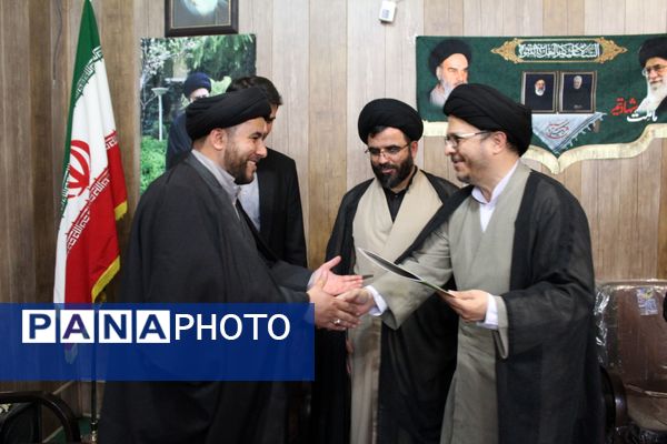آیین سنگرسپاری رئیس اداره تبلیغات اسلامی شهرستان سامان