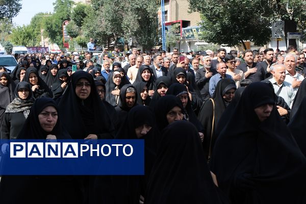 تشییع پیکر شهید نارنجی در ارومیه
