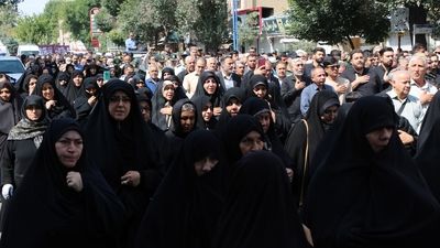 مراسم گرامیداشت چهلم شهدای جنگ تحمیلی ایران و اسرائیل در میاندوآب
