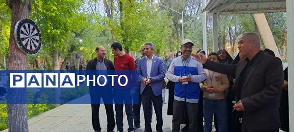 مسابقات استعدادیابی دارت ویژه بانوان در پارک صیاد شیرازی شیروان