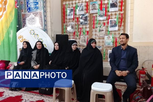 بازدید مسئولان آموزش‌ و پرورش از اعتکاف دختران در مسجد الزهرا(س) قیامدشت