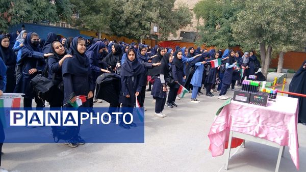 بازگشایی دبیرستان میثاق منطقه تبادکان