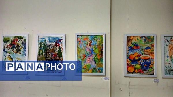 اختتامیه نمایشگاه طراحی و نقاشی هنرمندان آموزشگاه هنری فروردین شهرستان نظرآباد