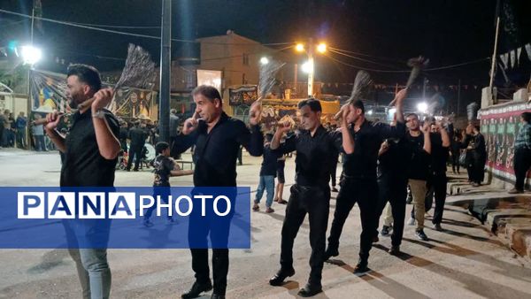 مراسم تاسوعای حسینی در شهرستان لنده