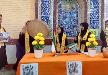 مراسم بزرگداشت حافظ در دبیرستان نرجس۱ 