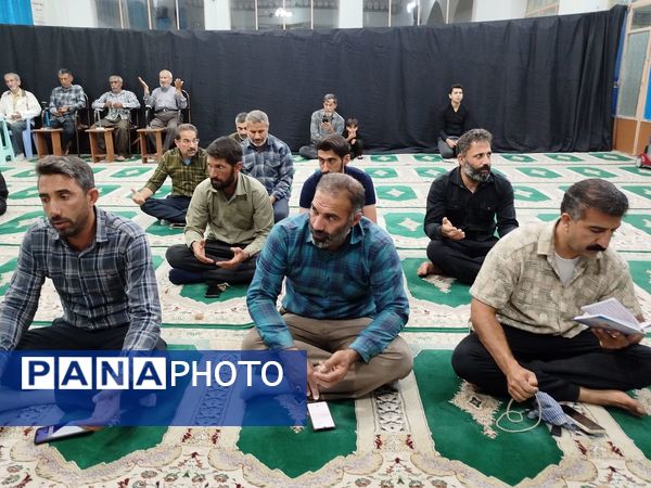 مراسم عزاداری شهادت امام جعفر صادق(ع) در روستای ظفرآباد 
