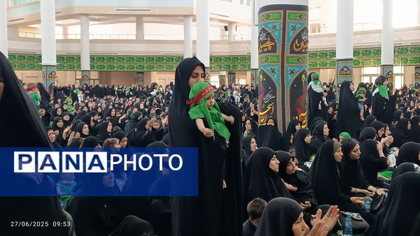 زمزمه‌های «یا علی‌اصغر(ع)» در مصلی زنجان طنین‌انداز شد