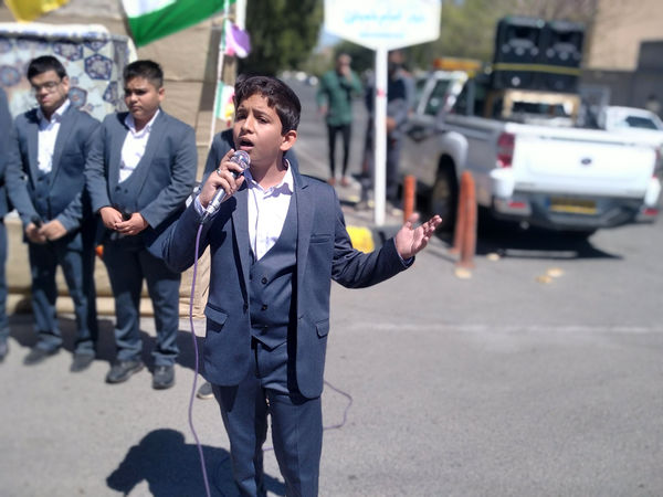 راهپیمایی روز قدس در شهر کهک قم