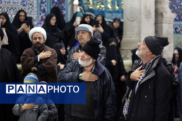 مراسم عزاداری سالروز شهادت امام هادی(ع) در حرم حضرت معصومه(س)