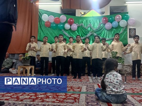 تکیه حسینی غرق در شادی علوی