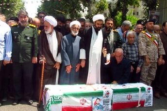 مراسم تشییع پیکر مطهر شهید «مهران منوری» در فومن