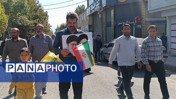 حضور پرشور مردم کهگیلویه و بویراحمد در راهپیمایی «بشارت نصر» در حمایت از مقاومت اسلامی