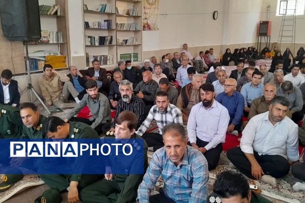 مراسم گرامیداشت شهدای بمباران هوایی شهرستان ایوانغرب