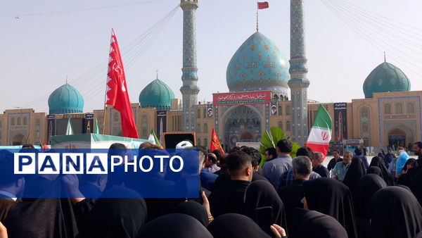 خاکسپاری شهید «اسماعیل شاکری» در مسجد جمکران