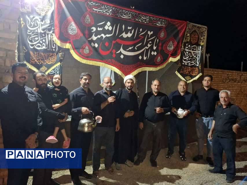 برپایی موکب به همت خادمان مردمی در خلیل آباد