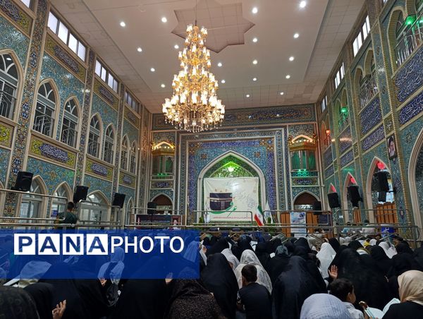 قرائت دعای پر فیض روز عرفه در تکیه ابوالفضلی نیشابور