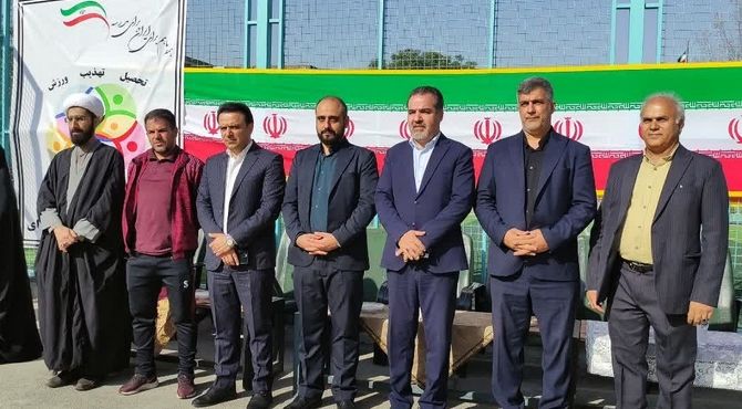 افتتاح المپیاد ورزشی درون مدرسه ای با حضور مدیر آموزش و پرورش ناحیه دو شهرری 