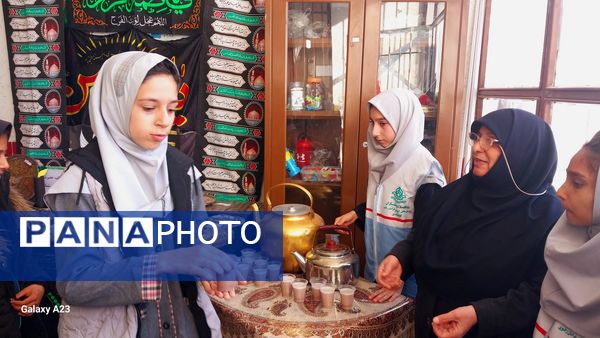 مراسم شهادت حضرت فاطمه (س) در دبستان شهید نجفی فدافن کاشمر