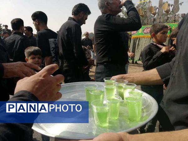 برپایی موکب‌هایی با عطر و بوی امام حسین (ع) در روستای نقاب