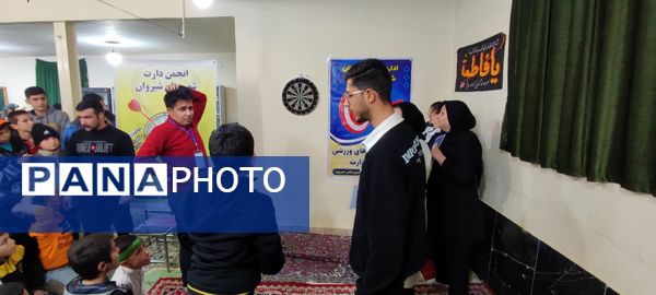 برگزاری مسابقه دارت در مسجد سجادیه شهر خانلق