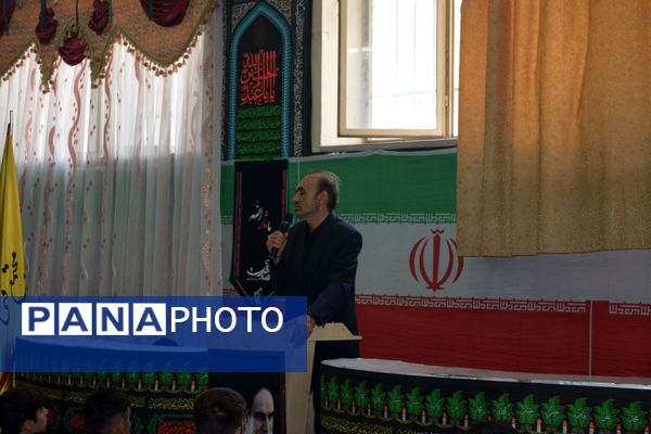 برگزاری مراسم سوگواره احلی من العسل در هنرستان مجتمع فنی تهران بهارستان ۲