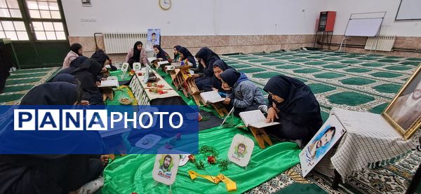 حضور مادران شهدا در مدرسه شهید رزمی خلیل آباد