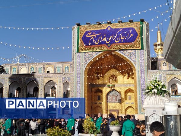 مشهد مقدس در تب‌وتاب جشن ولادت نخستین امام شیعیان  