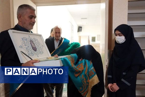 حضور خدام افتخاری مسجد جمکران در هنرستان نمونه میرجلیلی