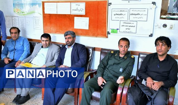 بازدید دبیر قرارگاه جهادی عدالت تربیتی وزارت آموزش و پرورش از طرح شهید عجمیان ۲ در شهرستان دنا